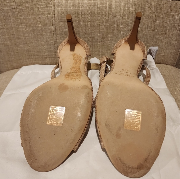 Jimmy Choo Emily Authentic Like New - 85mm Printed Metallic Leather - Picture 5 of 5